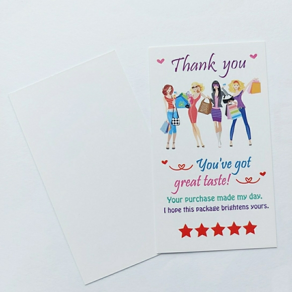 ♥️ 5x25 / 50 Thank You Cards - Picture 6 of 6